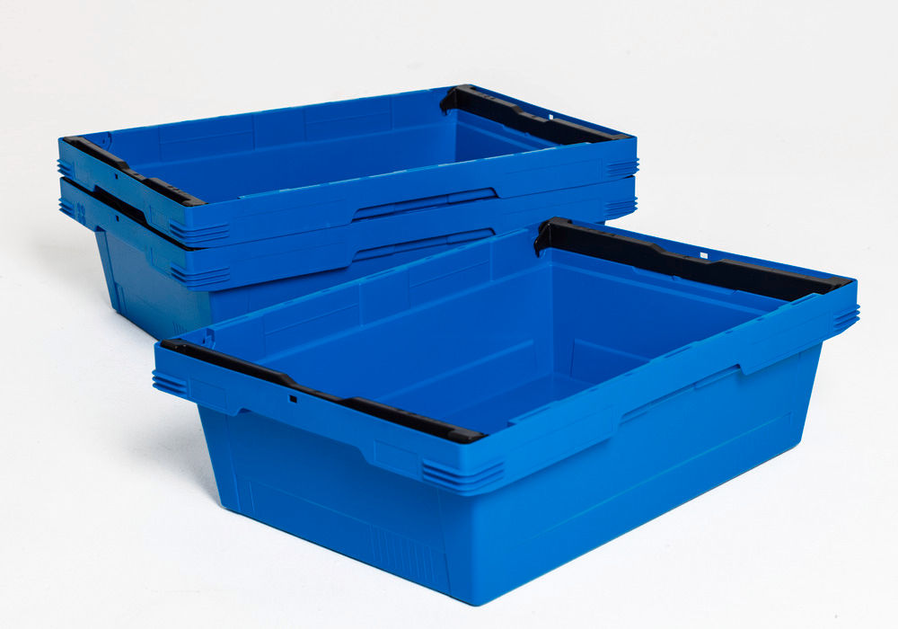 Višekratni Stapelbehälter Classic-Line D DENIOS 265251W 600 x 400 x 173 mm Plavi