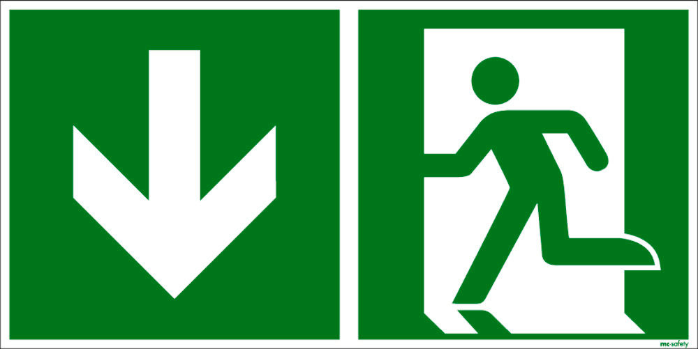 DENIOS Znak za Izlaz u Slučaju Nužde ISO 7010 219138W