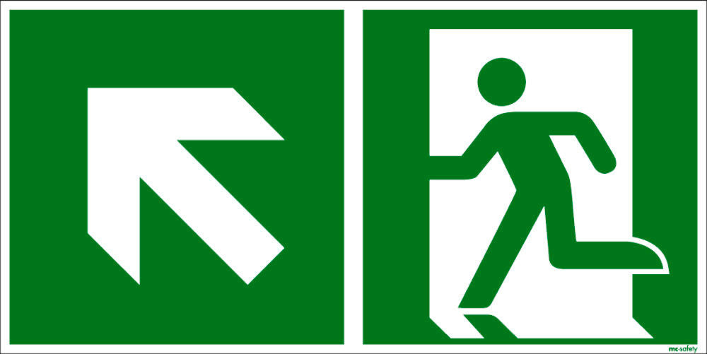 DENIOS Znak za Evakuaciju ISO 7010 219205W