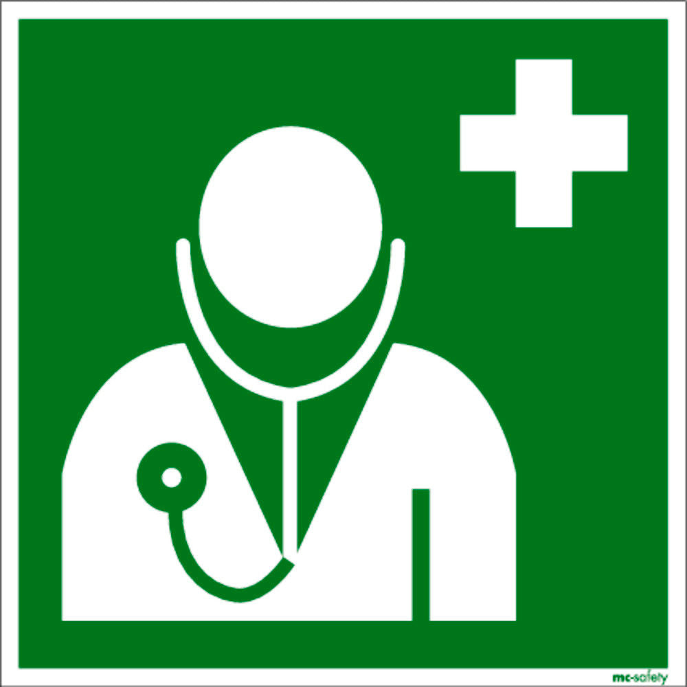 DENIOS Znak Lekar ISO 7010 219163W
