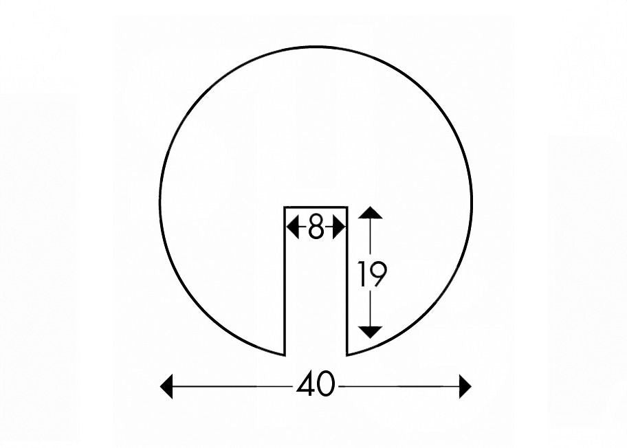 Zaštita Ivica Knuffi Tip B Za Natakanje Fotoluminiscentna 40 x 19 mm 1 m 321368W