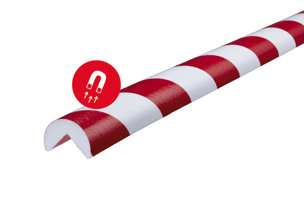 Magnetni Ugaoni Štitnik Knuffi Tip A Crveno-Beli 40 x 25 mm 1000 mm 321366W