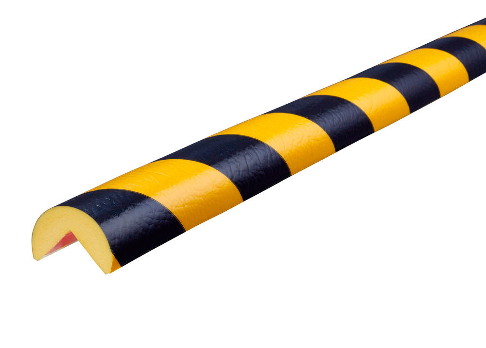 Samolepljivi Ugaoni Štitnik Knuffi Tip A Crno-Žuti 40 x 25 mm 1 m 321360W