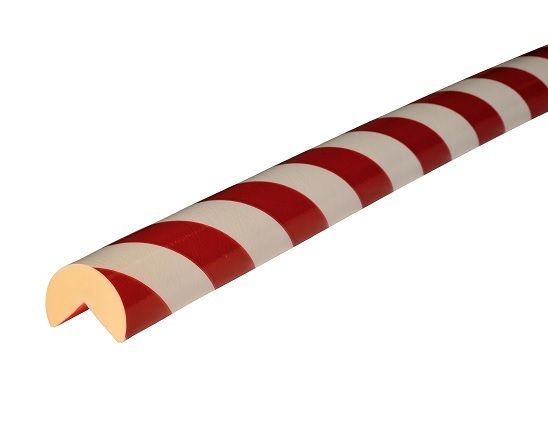 Samolepljivi Ugaoni Štitnik Knuffi Tip A+ Crveno-Beli 60 x 35 mm 1 m 321354W
