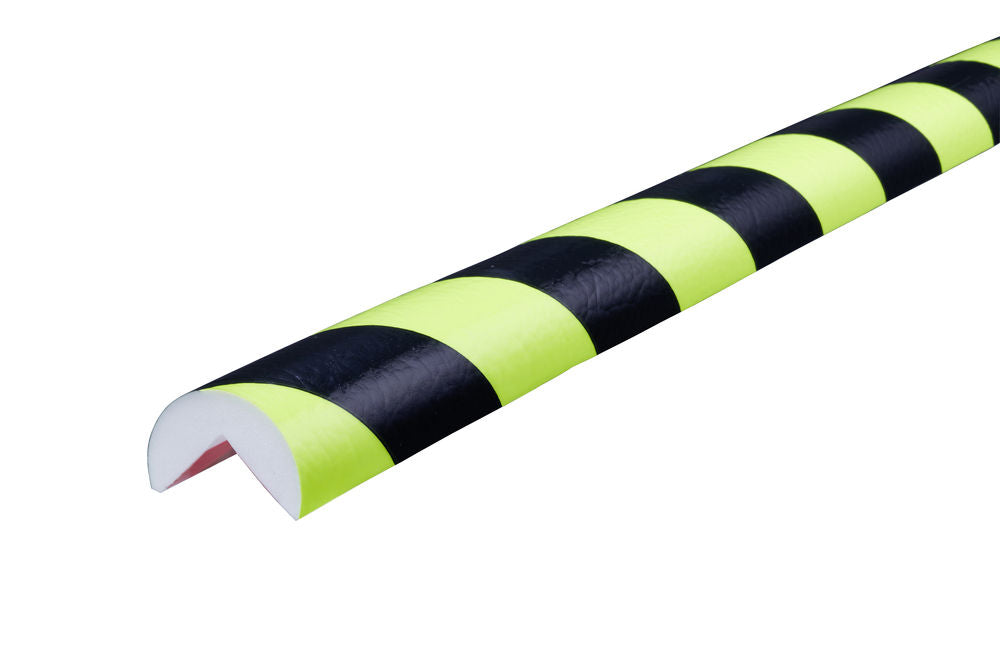 Samolepljivi Ugaoni Štitnik Knuffi Tip A Crno-Žuti 40 x 25 mm 5 m 321349W