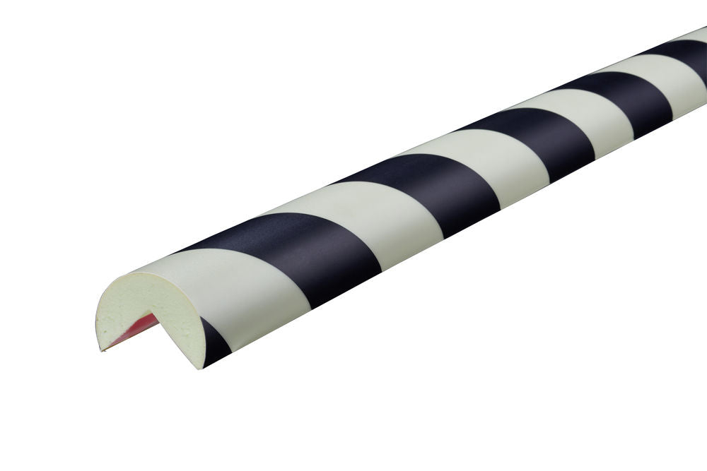 Samolepljivi Ugaoni Štitnik Knuffi Tip A Crno-Žuti 40 x 25 mm 1 m 321346W