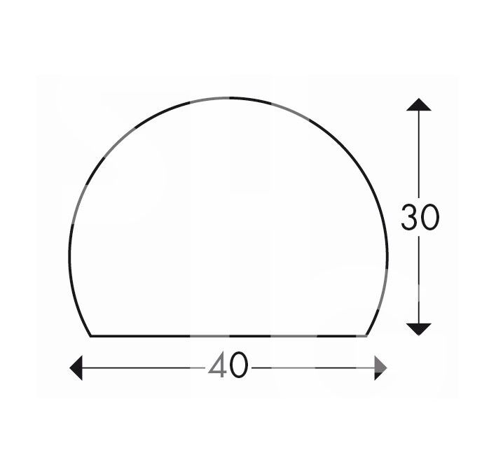 Samolepljivi Zaštitni Profil Za Površine Knuffi Tip CC Žuto-Crni 40 x 30 mm 50 m 321398W