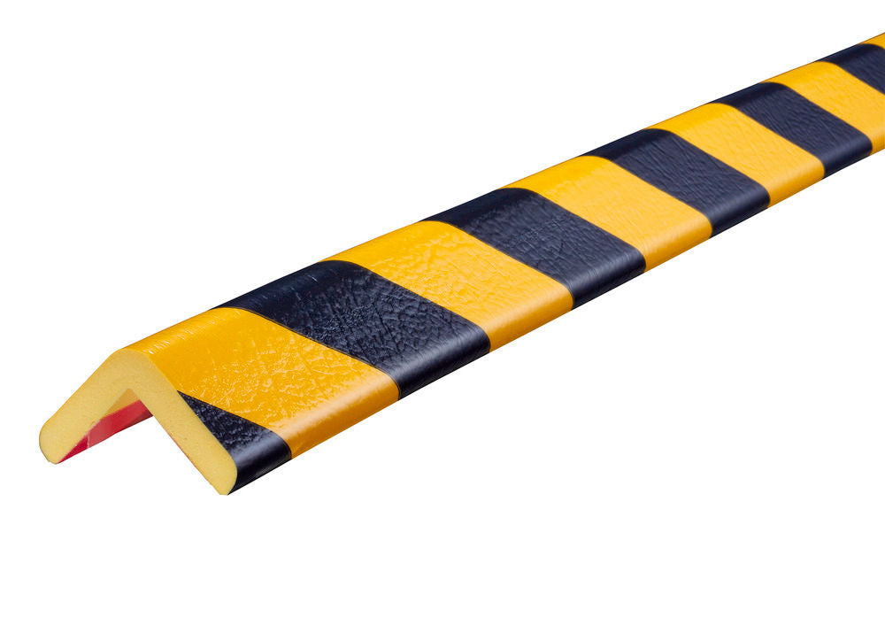 Samolepljivi Zaštitni Profil Knuffi Tip H Žuto-Crni 45 x 35 mm 1 m 321443W