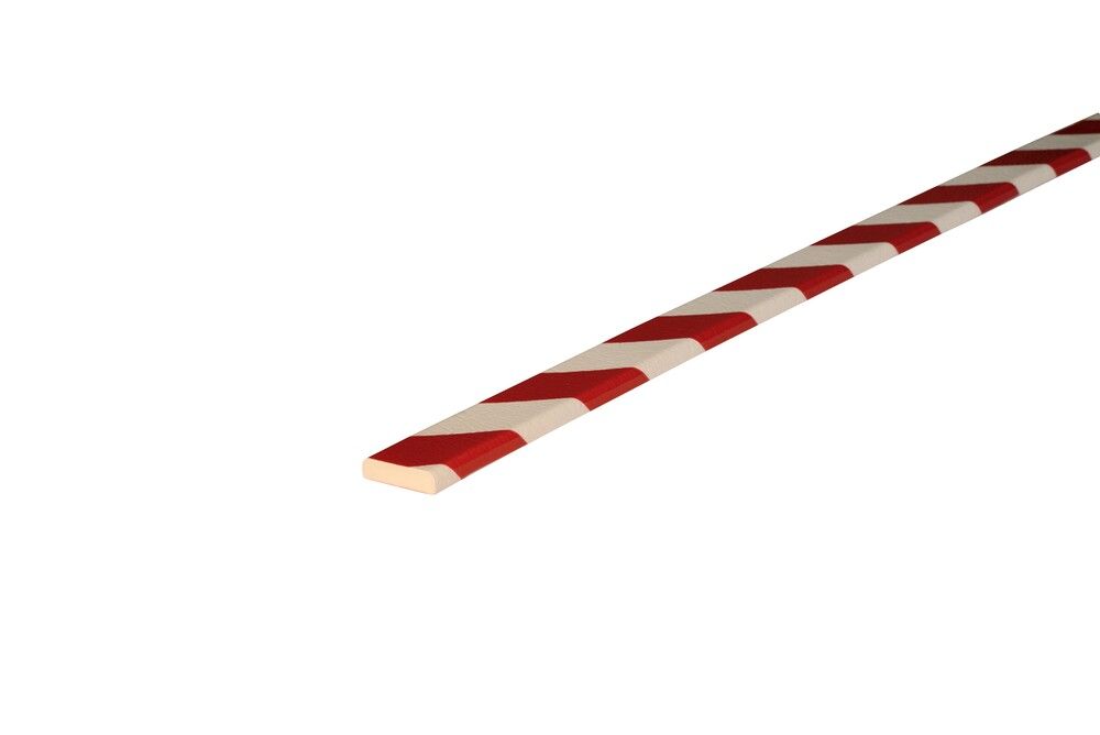 Samolepljivi Zaštitni Profil Knuffi Tip F Crveno-Beli 40 x 11 mm 1 m 321430W