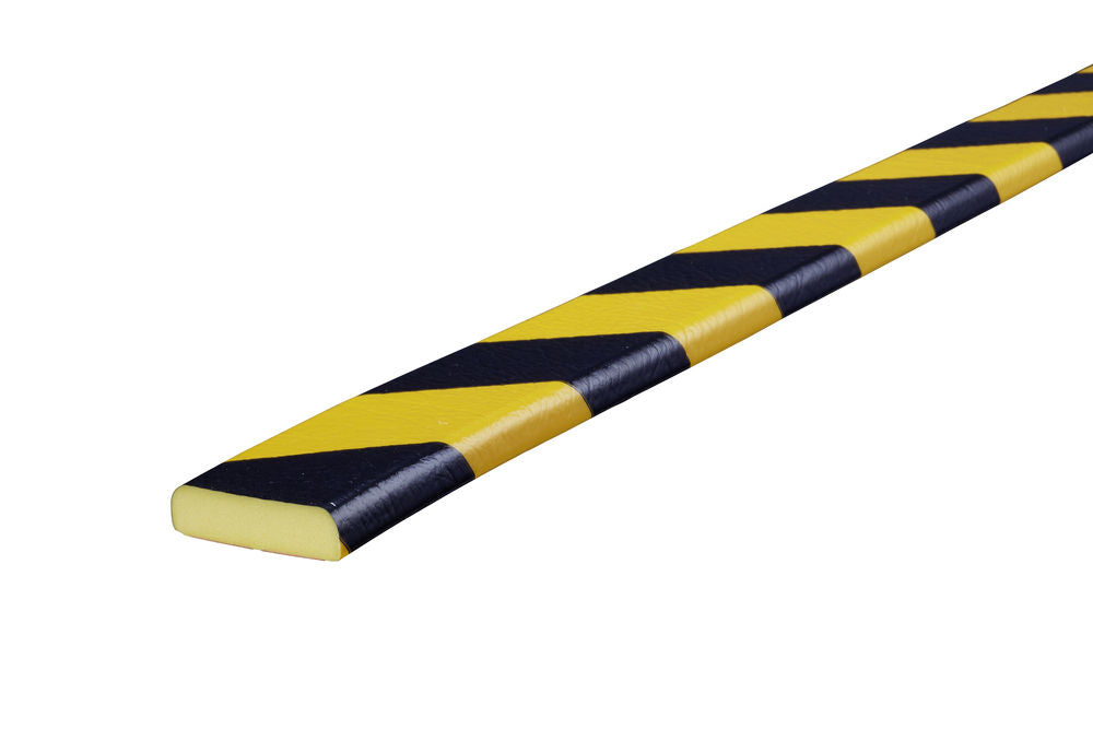 Samolepljivi Zaštitni Profil Za Površine Knuffi Tip F Žuto-Crni 40 x 11 mm 50