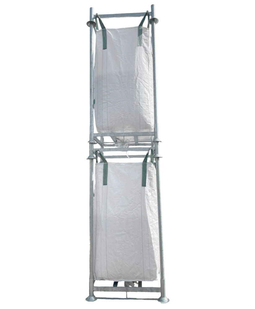 Big Bag Stapelni Okvir od Pocinčanog Čelika DENIOS 181319W 1250 x 1250 x 2350 mm