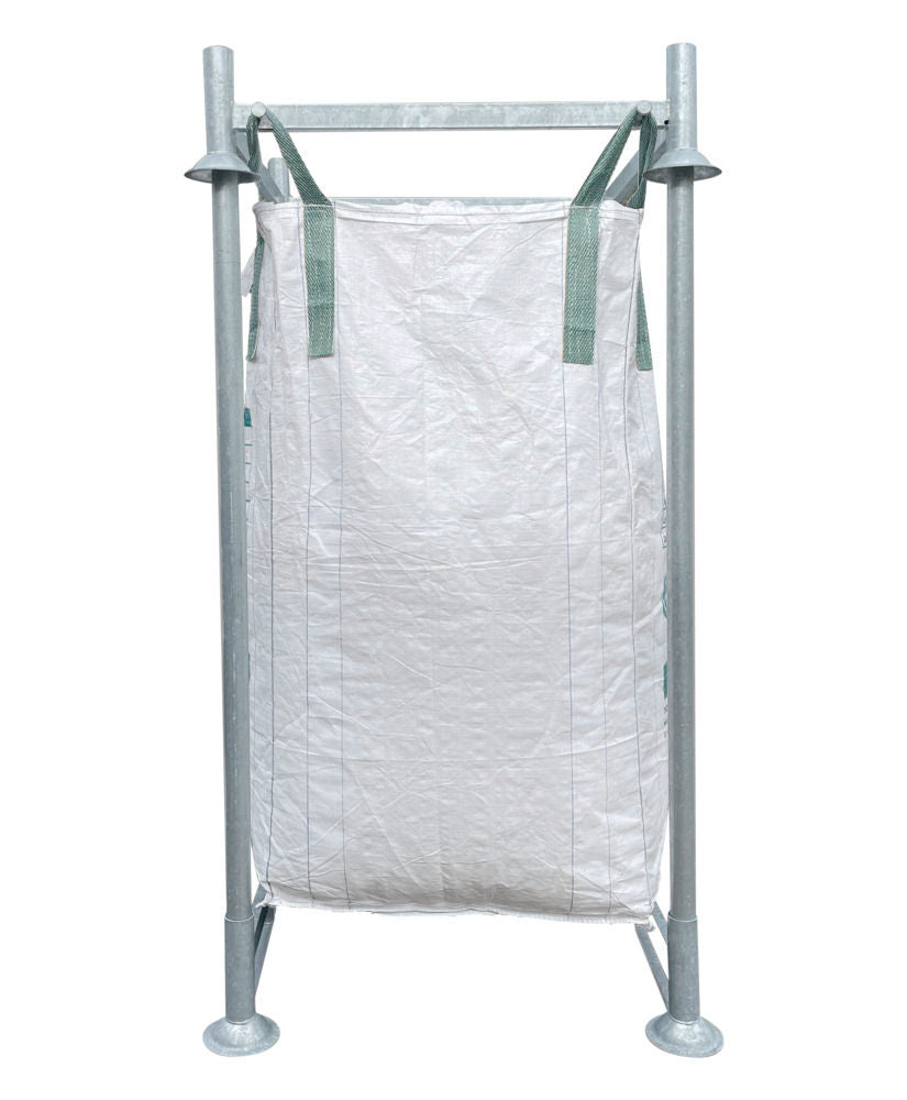 Big Bag Osnovni Stalak sa Pristupom za Palete od Pocinčanog Čelika DENIOS 180737W 1250 x 1250 x 2350 mm