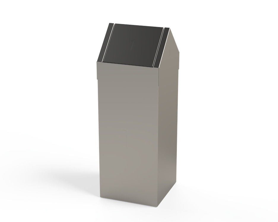 DENIOS Kanta za Otpad za Čiste Sobe Nerđajući Čelik 70 l 320076W
