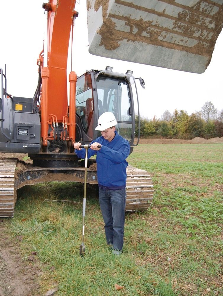 Uzorčivač Maulwurf sa ručkom i šipkom 750 mm Bürkle 322673W