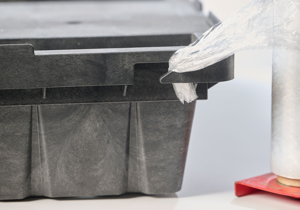 DENIOS Laka Paleta od Reciklirane Plastike Crna 325394W