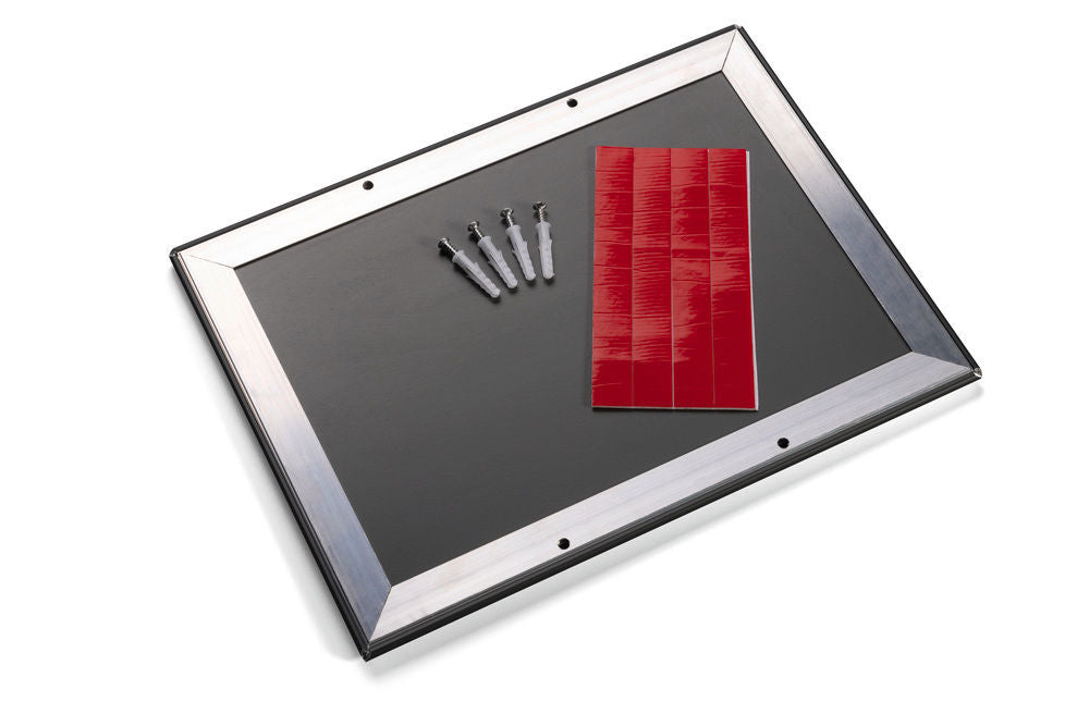 DENIOS Preklopni Ram Aluminijumski DIN A4 Crni 325605W
