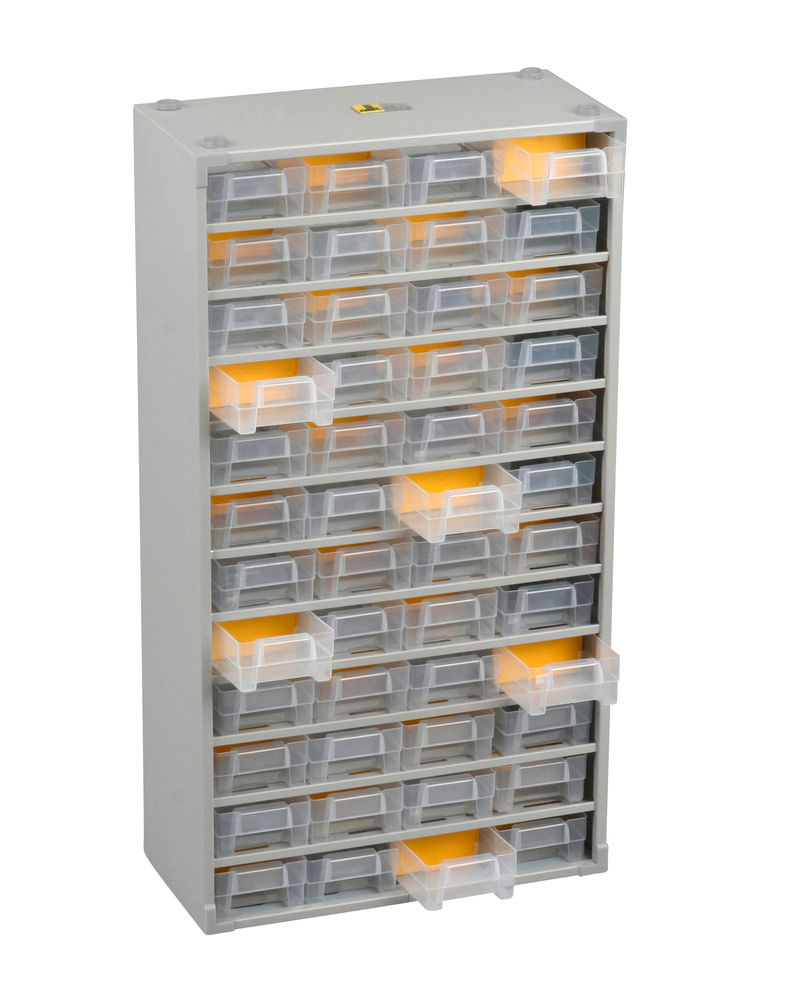 Kleinteilemagazin Stahlblech 48 Einschubboxen 25 Trennstege Pakovanje 2 Komada DENIOS 319278W