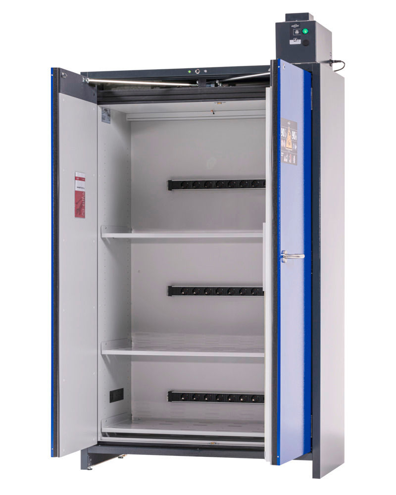asecos Čelik SmartStore-Pro Ormar za Punjenje Akumulatora 327438W 3 Police Antracit