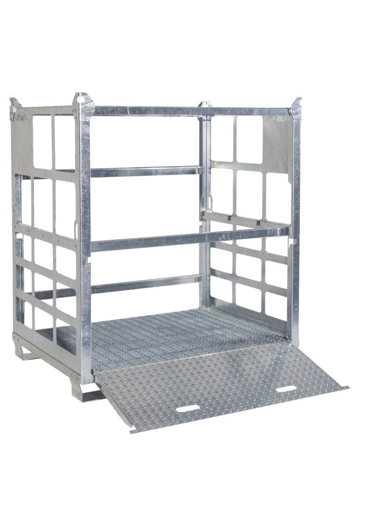 Denios Čelična Paleta Za Gasne Boce 12 × 33 Kg 320 Mm