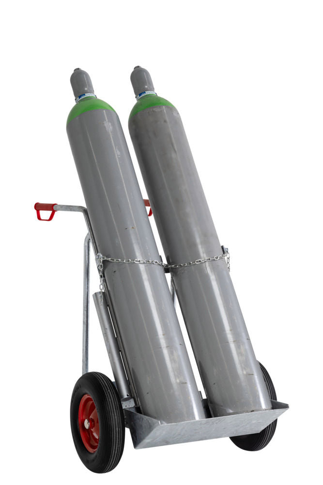 Denios Čelična Kolica Za Gasne Boce 2 Boce 50 L 250 Mm