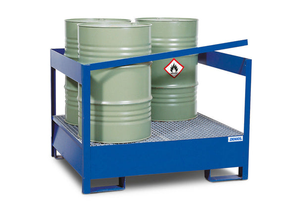 Denios Čelik Stanica za Opasne Materije 4 P2-P-V50 1355x1270x1000mm Lakirana