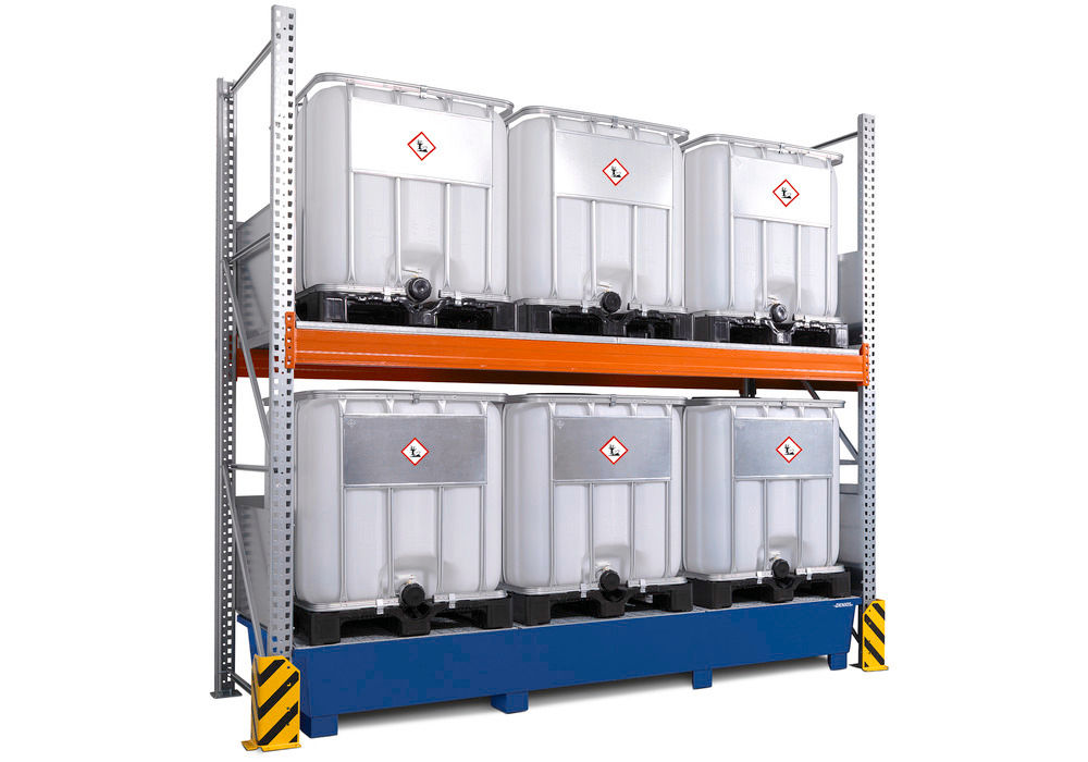 Regal Za Opasne Materije DENIOS 199729W Osnovno Polje 2 Lagerebena 3500x1300x3300mm