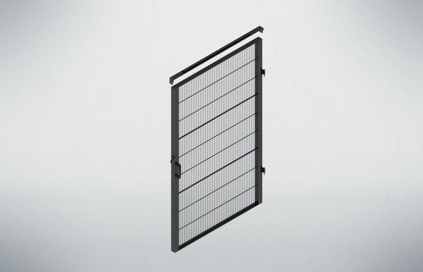 Mašinski Zaštitni Element Vrata Clever Protect 1200 x 2000 mm Crni DENIOS 328486W