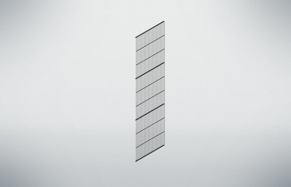 Mašinski Zaštitni Zidni Element Clever Protect 2000 x 500 mm Crni DENIOS 328482W