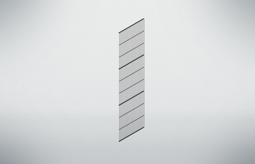 Mašinski Zaštitni Zidni Element Clever Protect 2000 x 500 mm Crni DENIOS 328482W
