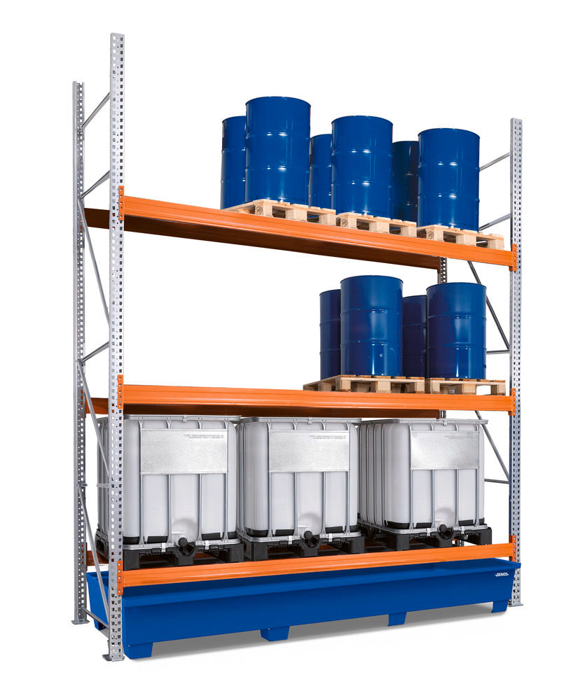 Regal Za Opasne Materije DENIOS 329156W Osnovno Polje 3 Lagerebene 3500x1300x3800mm