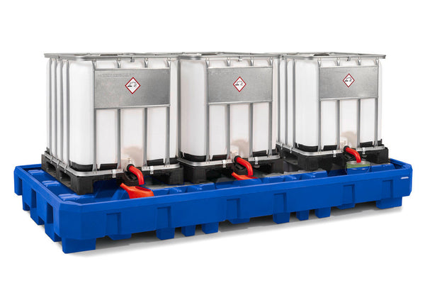 Auffangwanne Za 3 IBC 1000L PE Sa Abfüllbereich DENIOS