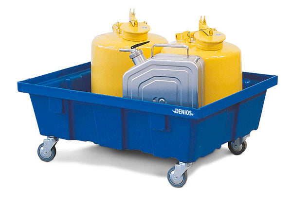 Fahrbare Kleingebindewanne PE 60L Plava DENIOS
