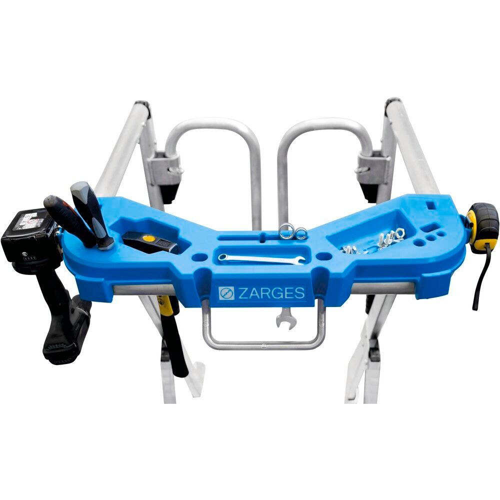 ZARGES Aluminijumske Merdevine sa Platformom ZAP Safemaster Max S 4 Stepenika 331099W