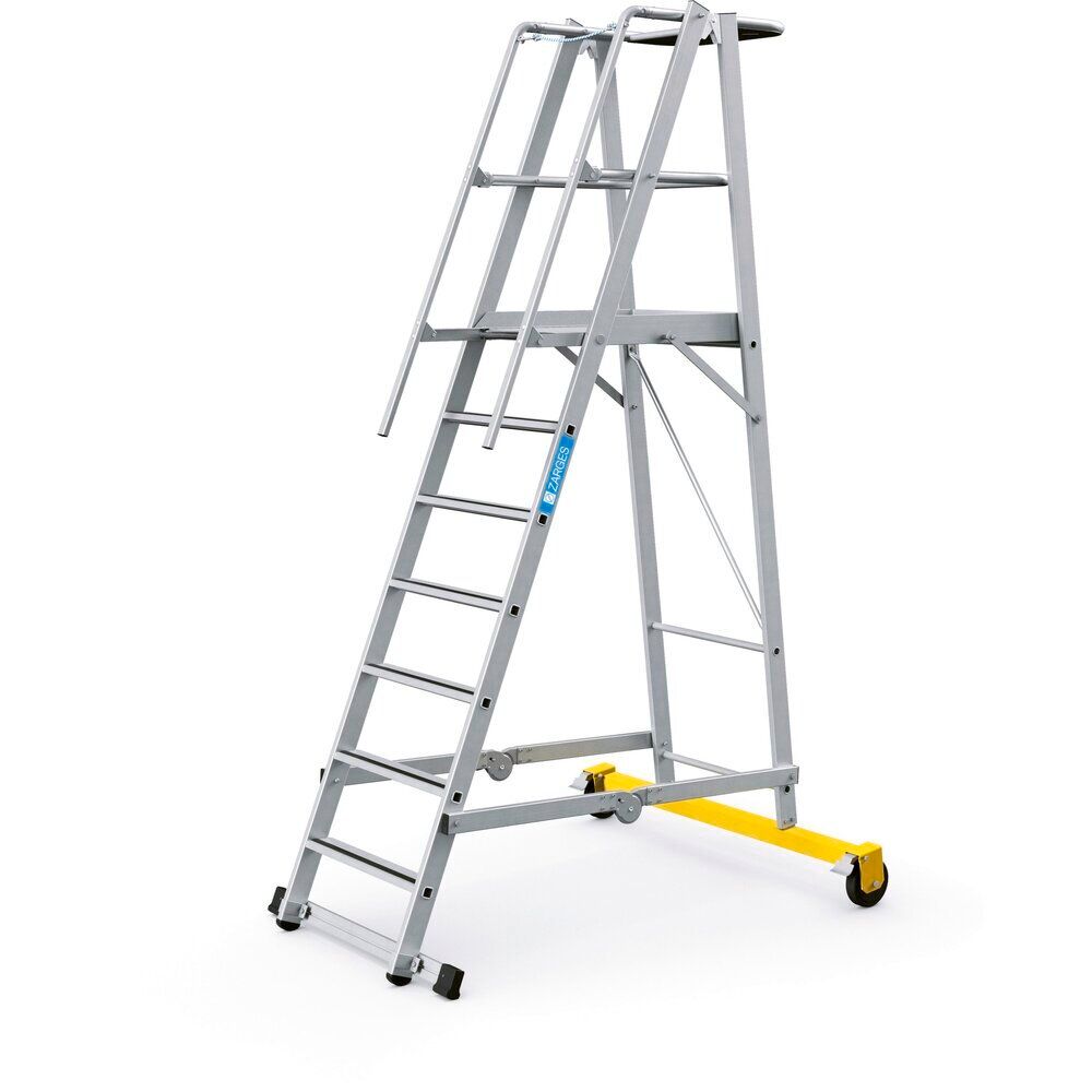 ZARGES Aluminijumske Merdevine sa Platformom ZAP Safemaster Plus S 7 Stepenika 331088W