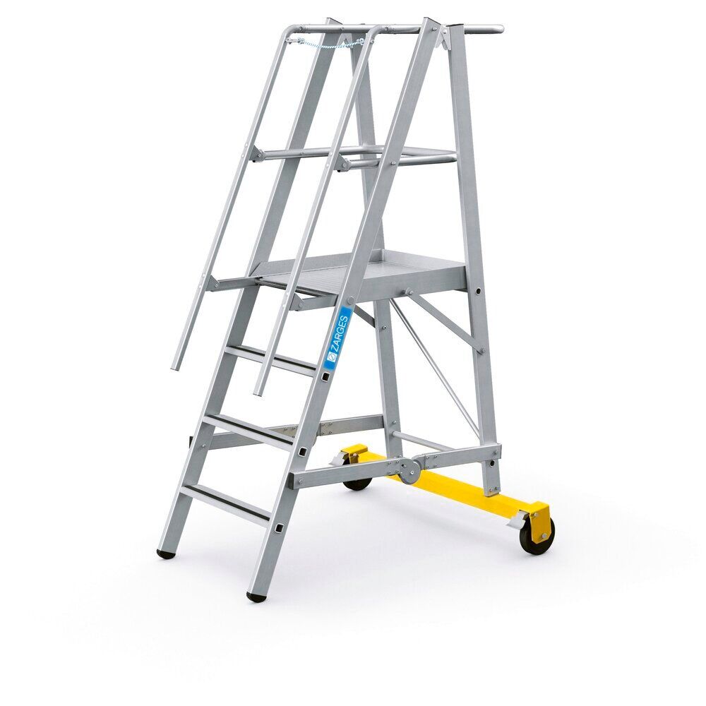 ZARGES Aluminijumske Merdevine sa Platformom ZAP Safemaster Plus S 4 Stepenika 331085W