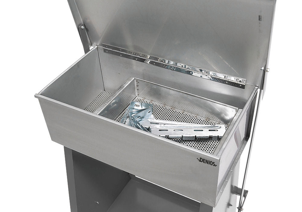 DENIOS Uređaj za čišćenje delova sa potapajućim rezervoarom 45 l 680 x 650 x 930 mm 326207W