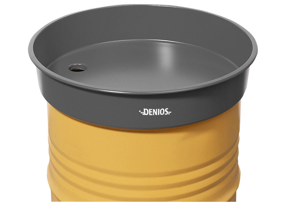 Čelični Levak za Burad od 30 L sa 2" Navojem Sivi DENIOS 326141W