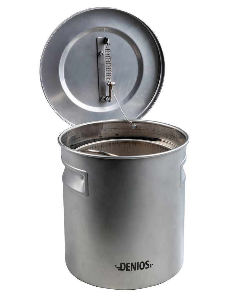 Čistač sitnih delova DENIOS od nerđajućeg čelika 8 l 255 x 264 x 262 mm 326220W
