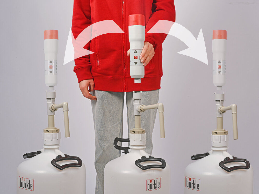 Denios Akku Pumpa Sa Izlaznim Kolektorom PP 500 Mm 12 L/Min