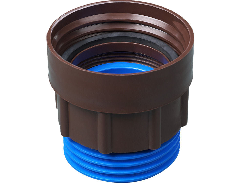 Adapter za Navoj od Polipropilena (PP) Unutrašnji S 64x5 na S 71x6 (DIN71) Braon/Plavi DENIOS 329220W