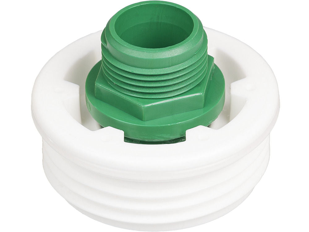 Adapter za Navoj od Polipropilena (PP) Spoljni G 3/4" na S 56x4 (TriSure) Zeleni/Beli DENIOS 329216W