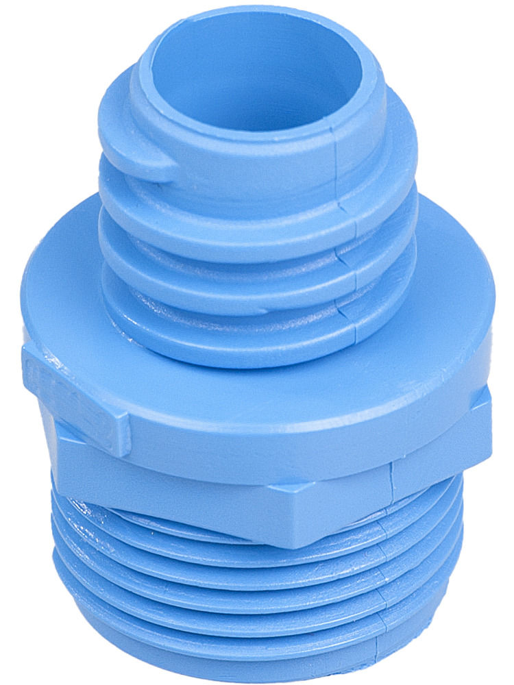 Adapter za Navoj od Polipropilena (PP) Spoljni 20x4 (Kautex) na G 3/4" Plavi DENIOS 329213W