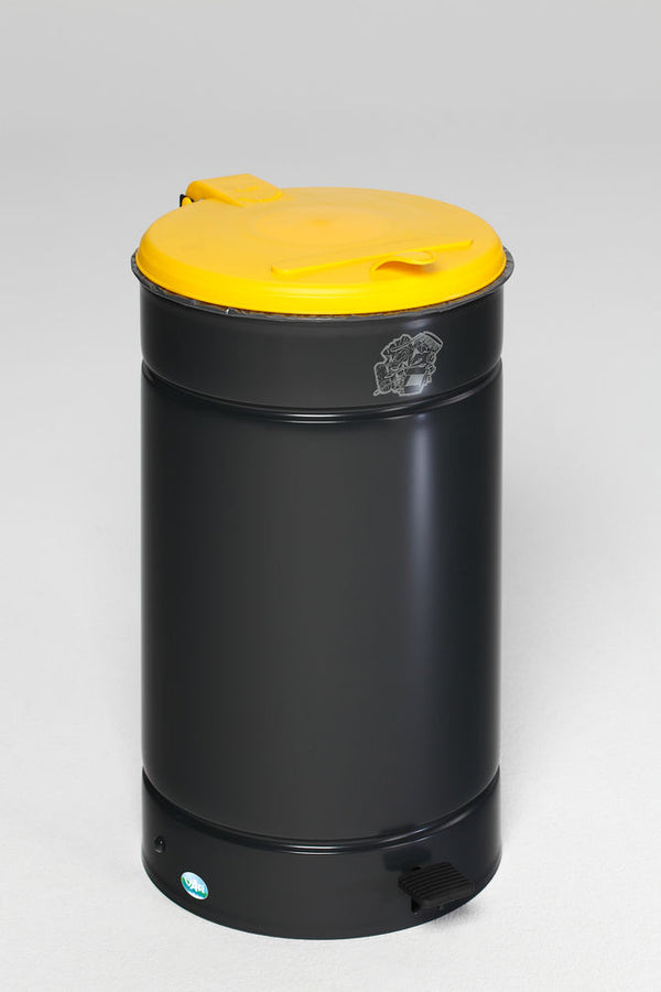 VAR GmbH Kanta za otpatke sa pedalom od čelika i poklopcem 60 L