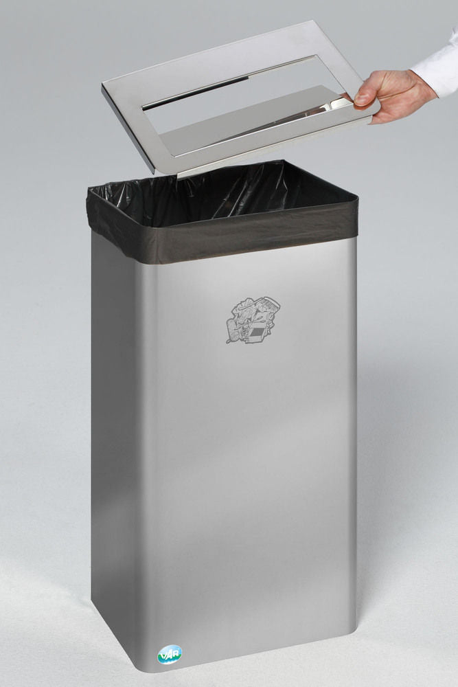 VAR GmbH Kolektor Otpada od Nerđajućeg Čelika sa Klemmom za Vreće 70 L