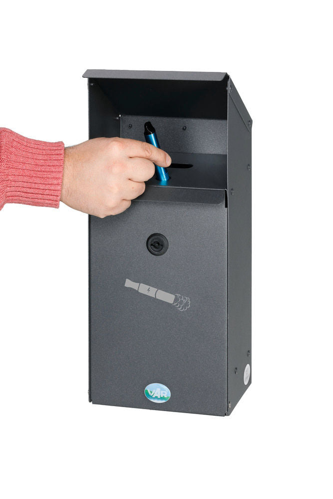 VAR GmbH Zidni Sakupljač za E-Cigarete Sivi 3,7 L