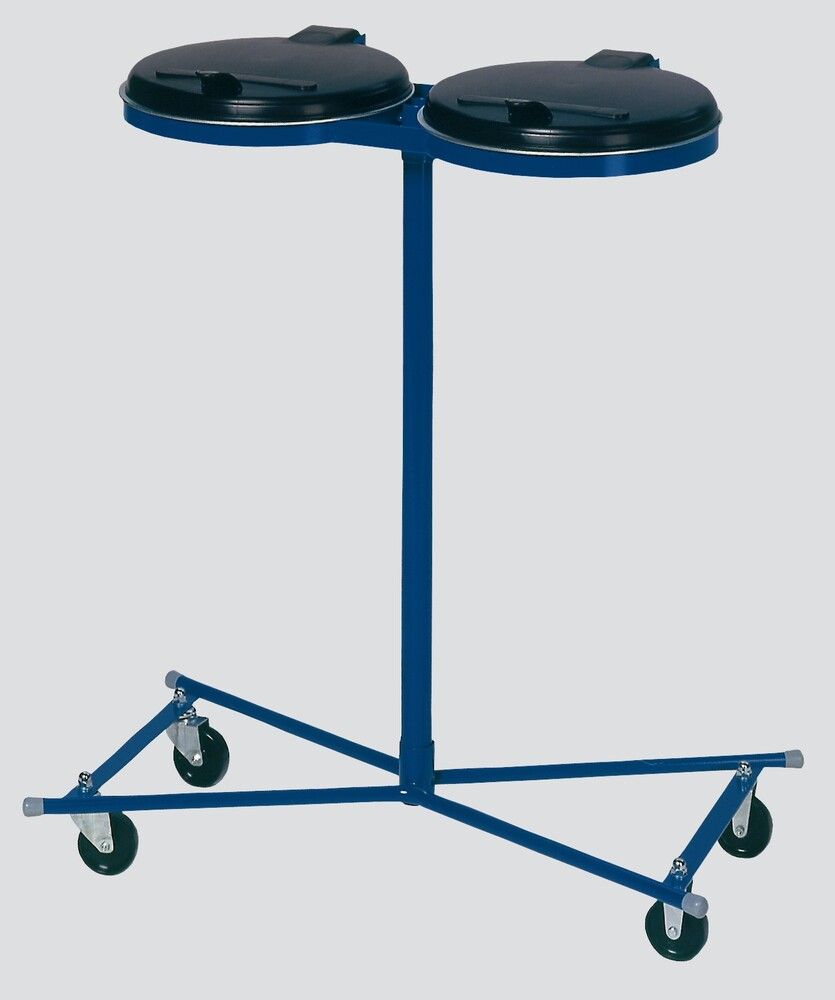 VAR GmbH Mobilni Držač za Kese za Otpad od Čelika za 2 Kese 120 L 535 x 495 x 965 mm 334264W