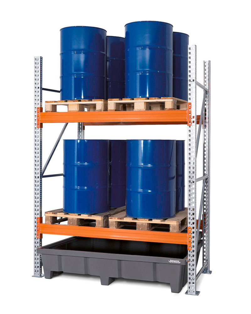Regal Za Opasne Materije DENIOS 266315W Osnovno Polje 2 Lagerebena 2025x1315x2700mm