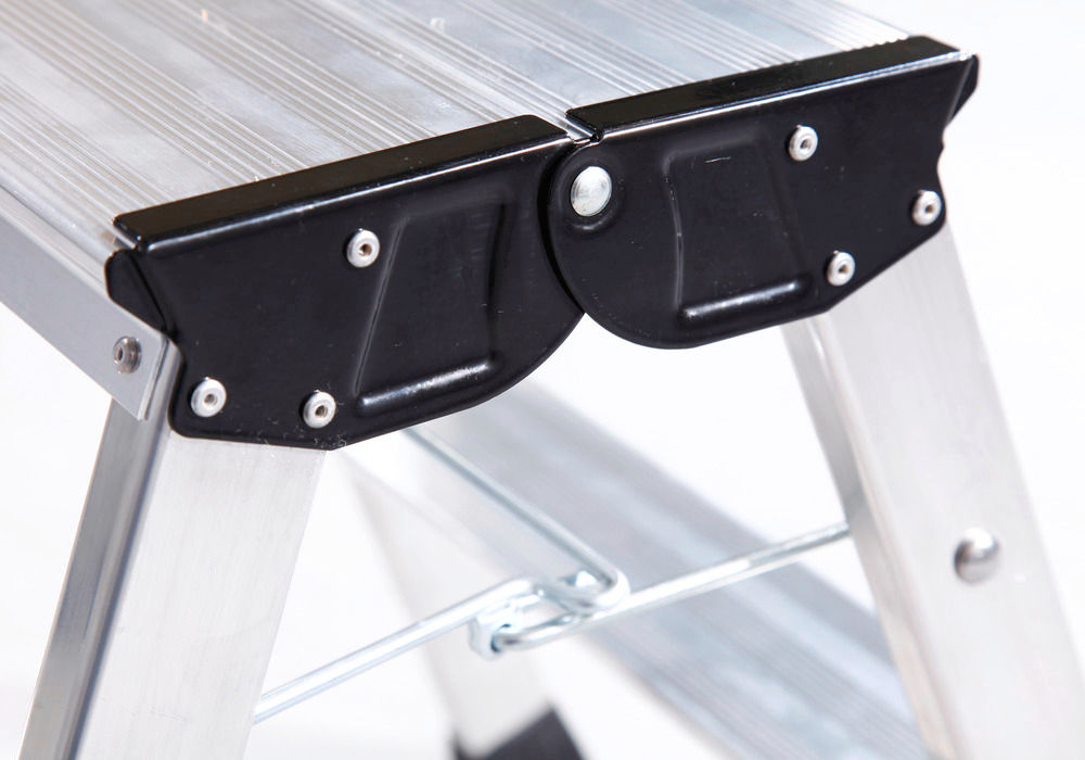 KRAUSE Dvostrano Sklopivo Gazište sa Točkićima Aluminijum 2 x 2 Gazišta 137482W