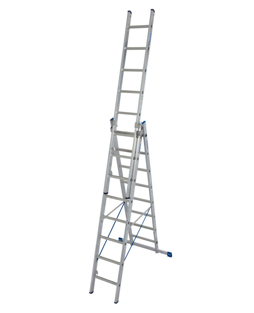 STABILO Aluminijumske Višenamenske Merdevine 3 x 8 Prečki 137568W