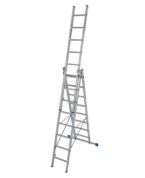 STABILO Aluminijumske Višenamenske Merdevine 3 x 8 Prečki 137568W